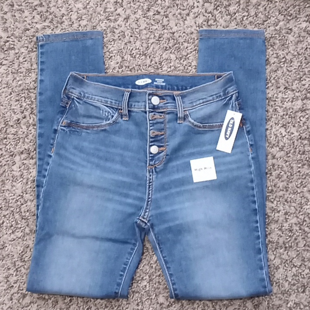 3/$15 🛍 Button fly Rockstar jegging